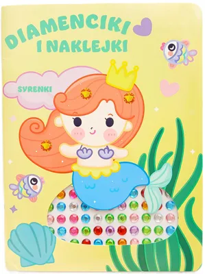 Produktbild von Diamenciki i naklejki Syrenki - książka z naklejkami dla dzieci 30 stron