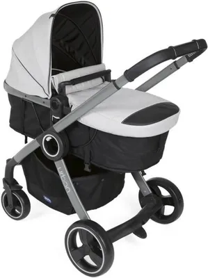 Immagine prodotto di Passeggino Chicco Urban Pro, Grey Mist, seduta convertibile, accessori inclusi