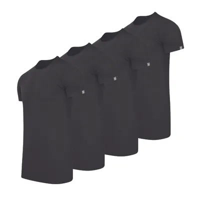 Produktbild von Cappuccino Italia 4-Pack T-shirt Schwarz - Große 3XL