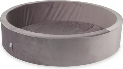 Image de Piscine sèche 130x30 velours violet sans boules