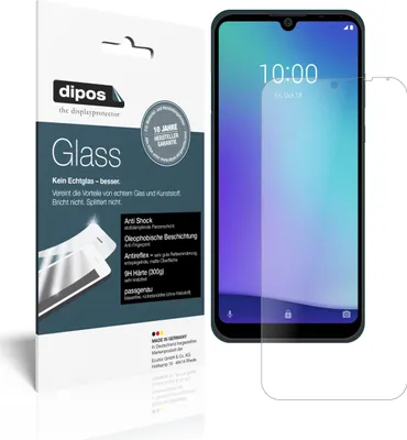 Produktbild von 1x Schutzfolie für ZTE Blade A5 (2020) matt - Anti-Shock 9H Folie dipos Glass Kunststoffglas