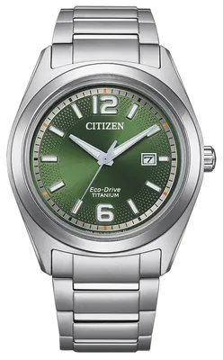 Produktbild von Citizen AW1641-81X Herrenuhr Super Titanium ECO-Drive grün