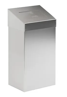 Produktbild von Abfallbehälter mit Pushdeckel 50 Liter matt, edelstahl
