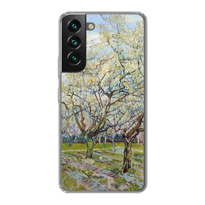 Produktbild von MuchoWow® Handyhülle Schutzhülle Hülle für Samsung Galaxy S22 Blühender Obstgarten - Vincent van Gogh Silikon Softcase Handy Hülle - Mobiltelefonhülle
