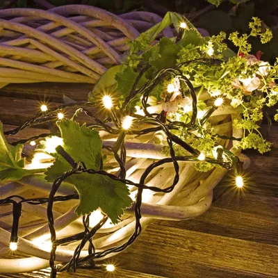 Mikro-Feenlichter, 240 LED, batteriebetrieben, Außenbereich