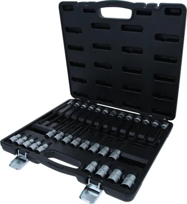 Zdjęcie produktu dla KS TOOLS Zestaw nasadek 1/2" do śrub z gniazdem sześciokątnym 30 szt - 911.4510