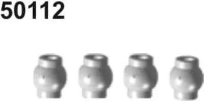 Produktbild von Amewi 50112 Kugelkopf 10mm 4 Stück