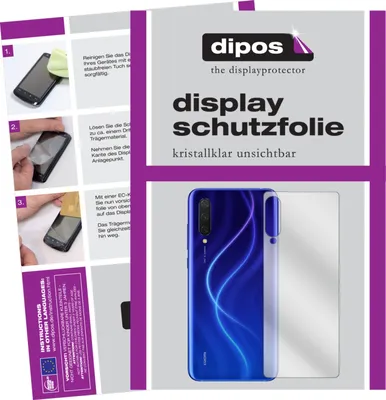 Zdjęcie produktu dla 1x Folia ochronna do Xiaomi Mi 9 Lite Backside przezroczysta folia ochronna ekranu Folia ochronna wyświetlacza dipos