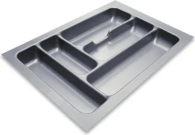 Immagine prodotto di Vassoio portaposate-1, grigio 40 cm (L 300-340 x P 440-490 mm) / Vassoio portaposate / Scatola portaposate