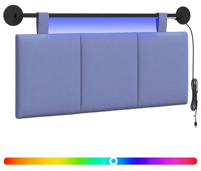 Produktbild von Hängendes Kopfteil Mit LED Licht Jeans blau Stoff