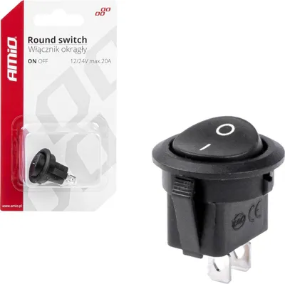Controller Universale A 5 Pin Per Auto 12V/24V 20A – Interruttore Con Indicatore Luminoso, Nero, Facile Installazione