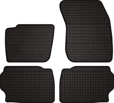Produktbild von Gummifußmatten passend für Ford Mondeo MK4 (Liftback, Limousine, Kombi, Bj. 2007-2012) –  schwarz, passgenau, mit Befestigungen set 4 Stk. - Gummi-Automatten