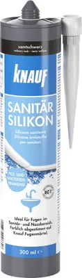 Produktbild von Knauf Sanitär Silikon samtschwarz 300 ml