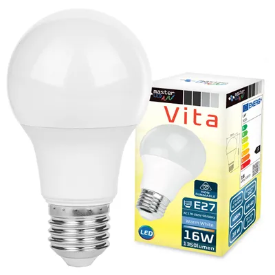 Produktbild von MasterLED LED Lampe – E27 A60 – 16W – 4000K Neutralweiß – 1350 lm – 240° – SMD 2835 – 230V