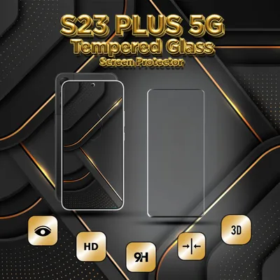 Obrázek produktu pro Samsung Galaxy S23 PLUS 5G - tvrzené sklo 9H - 3D ochrana displeje v super kvalitě