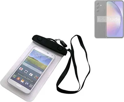 Produktbild von K-S-Trade Schutz Hülle Handy Hülle Kompatibel mit Samsung Galaxy A54 5G Beach Bag wasserdicht 16cm x 10cm Schutzhülle Staub Sand Flachwasser