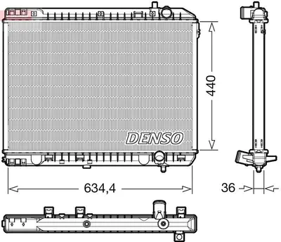 Produktbild von DENSO DRM43008 Kühler Wasserkühler Motorkühler für KIA CARNIVAL / GRAND CARNIVAL III (VQ)