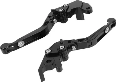 Productafbeelding van 1 set motorfiets remhendel en koppelingshendel, CNC-gefreesd van aluminium, zwart, geschikt voor Yamaha YZF R125 (2014-2022)