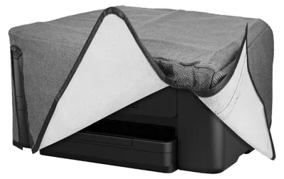 Produktbild von kwmobile Drucker Schützhülle kompatibel mit Epson WorkForce Pro WF-3725DWF / 4725DWF Hülle - Printer Cover aus Leinen - Staubschutzhülle für Drucker -