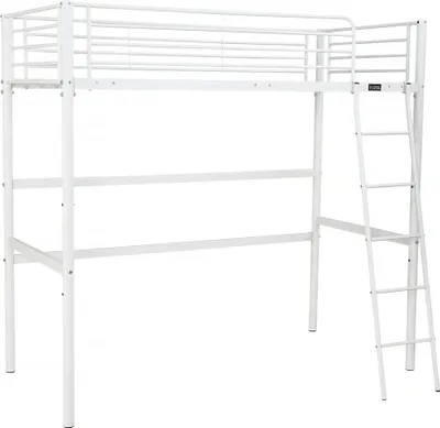Produktbild von Hochbett "Alora" - 90 x 190 cm - Weiß