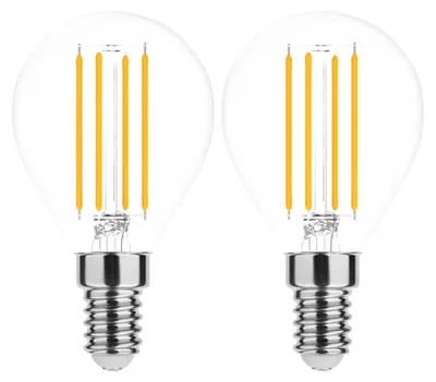 Produktbild von Modee E14 LED-Lampe P45 4W 470lm 2700K warmweiß 2 Stück