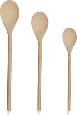 Produktbild von Holzlöffel Set, 3-teilig, verschiedene Größen, zum Kochen und Servieren