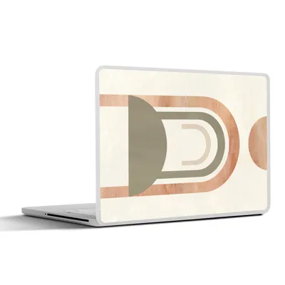 Produktbild von MuchoWow® Laptop Aufkleber Sticker Cover Kreis - Abstrakt - Design 40x30 cm - Laptop Dekoration - Selbstklebend