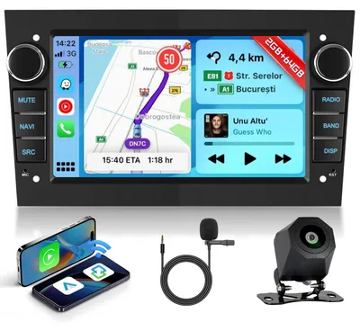 Zdjęcie produktu dla Radio samochodowe 2G + 64G, kompatybilne z modelami Opel Astra, Antara, Vectra, Corsa, Zafira, Meriva