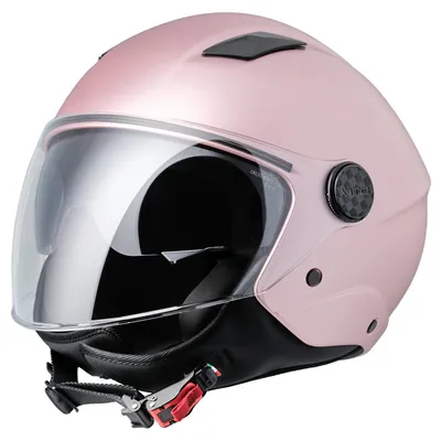 Image de Casque Jet avec visière solaire | VITO SARENTA | Casque Jet avec double visière | Certificat ECE 22.06 | Casque moto | M (57-58cm)