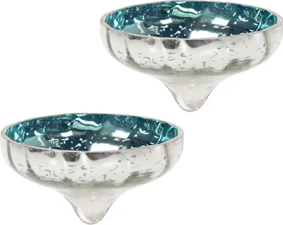 Produktbild von Teelichthalter Glas Schwimmschale für stimmungsvolle Dekoration, 2 Stück