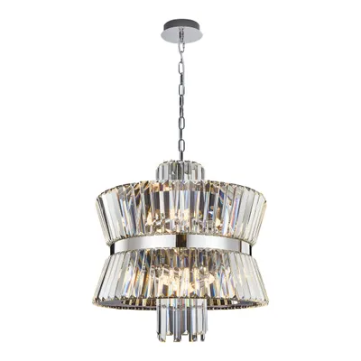 Produktbild von Kristall-Kronleuchter Aurelia Chrom 12xE14 40W