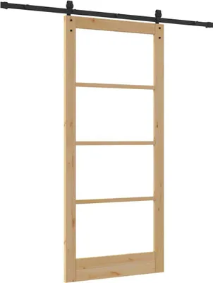 Obrázok produktu pre vidaXL Interiérové dvere ORKDAL prírodná farba 93 x 211 cm Masívne borovicové drevo
