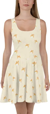 Produktbild von Mr. & Mrs. Panda Sommerkleid Corgi Po XXXL - Gelb - Geschenk, Damen-Sommerkleid, Niedlich, Hund, Strandkleid, Minikleid, Damenkleid, Kleid, Spruch, Sprüche