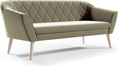Produktbild von Skandinavisches Sofa Victoria 3-Sitz beige - Stoff Riviera 16