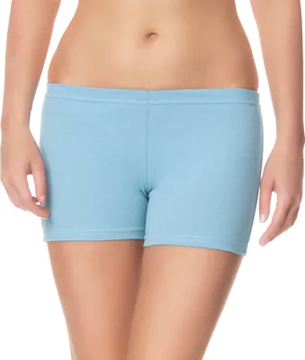 Produktbild von Ladeheid Damen Shorts Radlerhose Unterhose Hotpants Kurze Hose Boxershorts LAMA05, Hellblau25, XXL-3XL (Herstellergröße: 44-46)