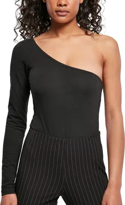Produktbild von Urban Classics Ladies - Organic Asymmetric Sleeve Body - XS