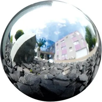 Produktbild von EUROPALMS Dekokugel 20cm, silber (83501272)