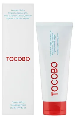 Productafbeelding van TOCOBO Kokosklei Reinigingsschuim 150ml - Reinigingsschuim