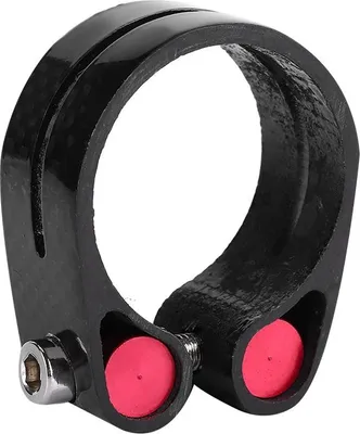 Productafbeelding van Zadelbuisklem, zadelpenklem van koolstofvezel voor mountainbike, 30,8/31,6 mm, geschikt voor vouwfietsen