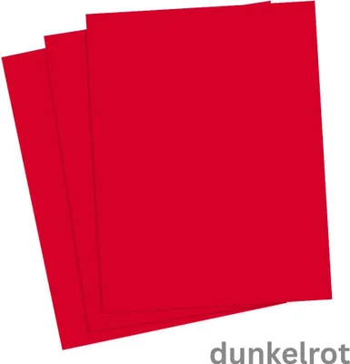Obrázek produktu pro folia karton DIN A4 220 g/m2 100 listů tmavě červená