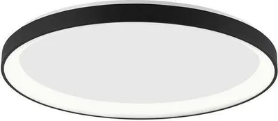 Immagine prodotto di Nova Luce apparecchio da soffitto LED dimmerabile Pertino, Variante: nero, Ø 380 mm, 30 W LED, 3000 K, 1785 lm