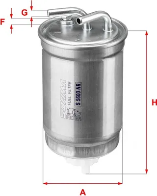 Produktbild von Kraftstofffilter SOFIMA S 5600 NR für FORD Fiesta Mk4 Schrägheck (JAS, JBS) Filtereinsatz
