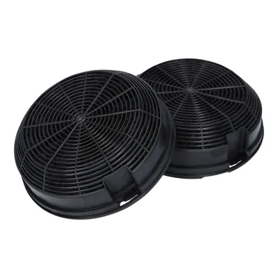Produktbild von 2 x Aktivkohlefilter Kohlefilter für Whirlpool Wpro 484000008784 481248048212 AMC023 Typ 47 Dunstabzugshaube Dunstabzug