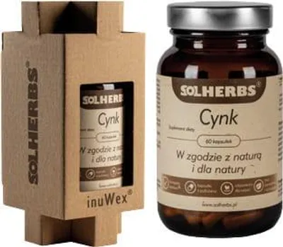 Produktbild von ZINK 60 KAPSELN (15 mg) – SOLHERBS