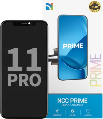 Produktbild von OEM NCC PRIME Incell LCD Display Touchscreen Bildschirm Schwarz für iPhone 11 Pro inkl. Klebestreifen & Werkzeug