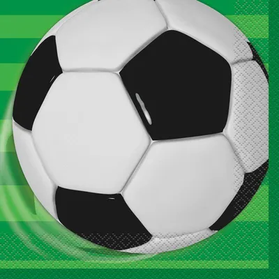 Obrázok produktu pre Futbalové obrúsky 33x33 cm 16 ks.