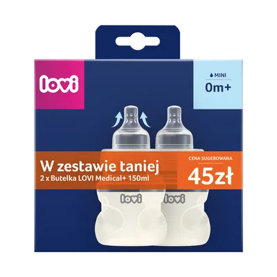 Obrázok produktu pre LOVI Duopack Medical+ fľaša 150 ml