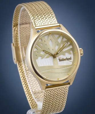 Produktbild von Timberland Damenuhr Lincolndale Gold