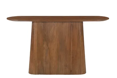 Produktbild von SIT Möbel Konsolentisch | ovale Tischplatte | Mango massiv natur | B 140 x T 40 x H 76 cm | 14839-01 | Serie AMBRA