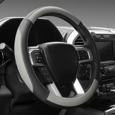 Image de Housse de volant en cuir microfibre pour automobile